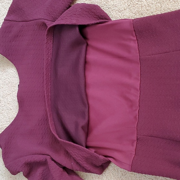 Maroon H&M dress - Picture 3 of 7